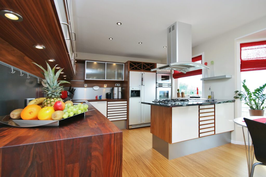 A fruit bowl left out in a kitchen in plain sight